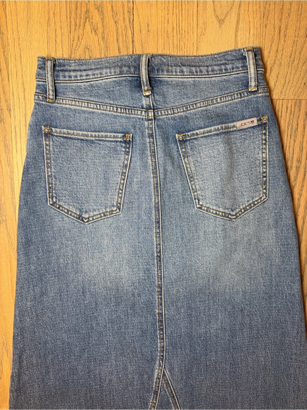 Joe’s The Elyssa Blue Denim Midi Maxi Women’s Skirt Size 26 - Picture 11 of 14